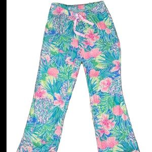 𝅺Lilly Pulitzer PJ, Lounge Pants with Elastic Waist, Drawstring, Small size